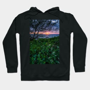 Sunset at Killer Whale Rock Hoodie